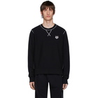 Kenzo Black Tiger Crest Sweatshirt