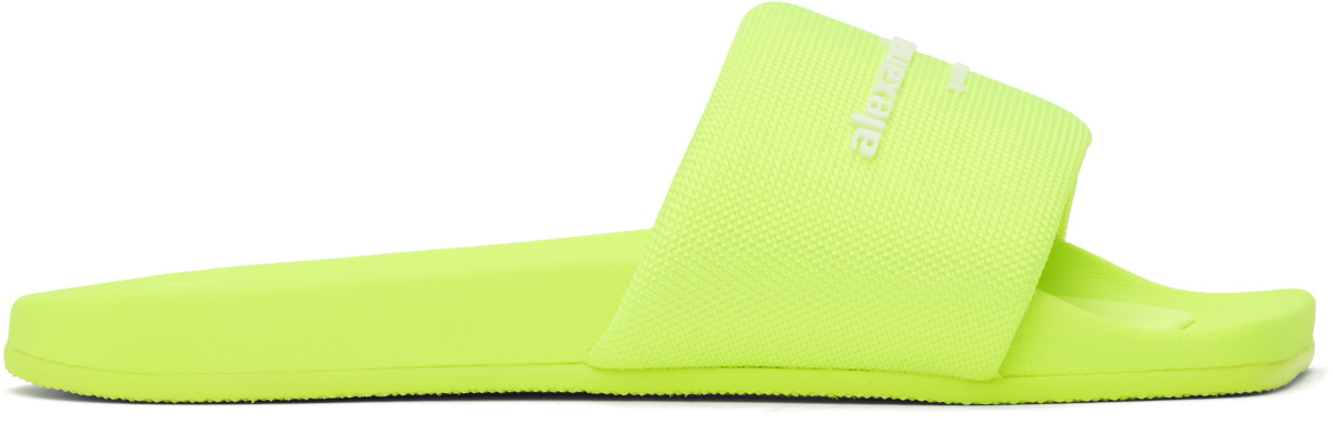Alexander Wang Yellow AW Pool Slides