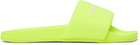 Alexander Wang Yellow AW Pool Slides
