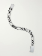 FOUNDWELL - Vintage Heavy Figaro Sterling Silver Bracelet - Silver