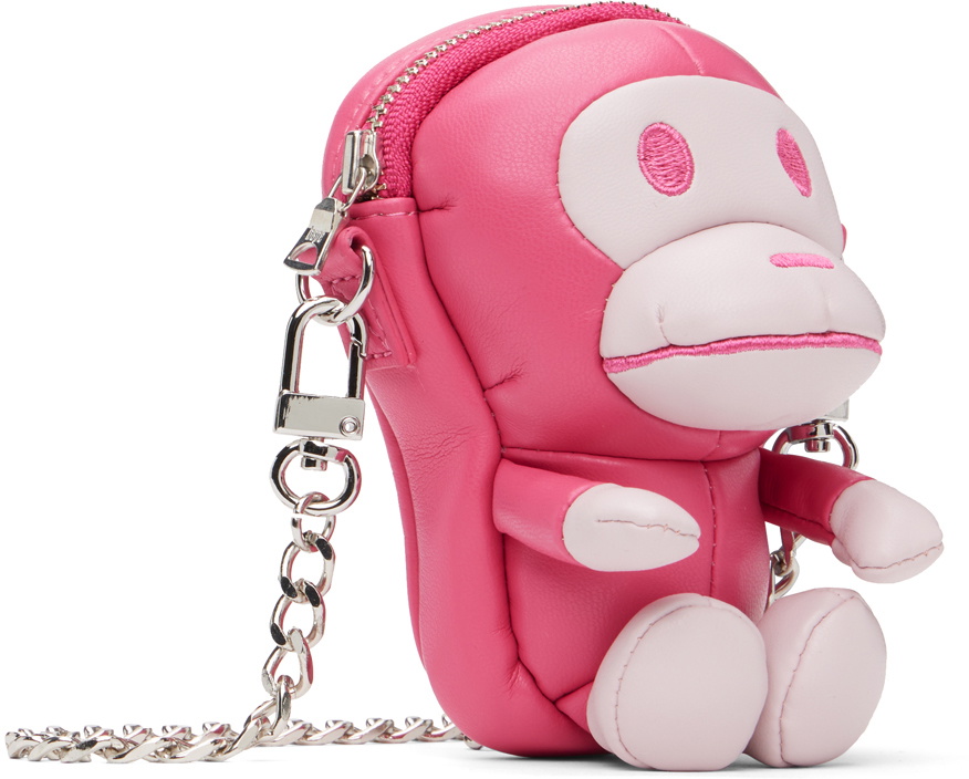 BAPE Pink Baby Milo Mini Bag A Bathing Ape