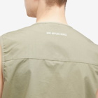 MKI Men's Ripstop Cargo Vest in Sage Green
