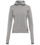 Jet Set Cap Turtle metallic knit hoodie