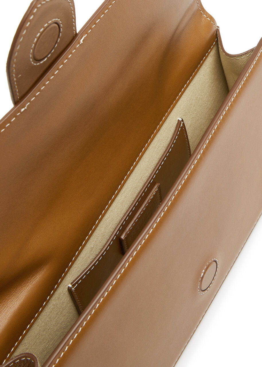 Jacquemus Le Bambino Long Leather top Handle bag - Light