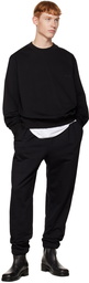 Wooyoungmi Black Bonded Sweatshirt