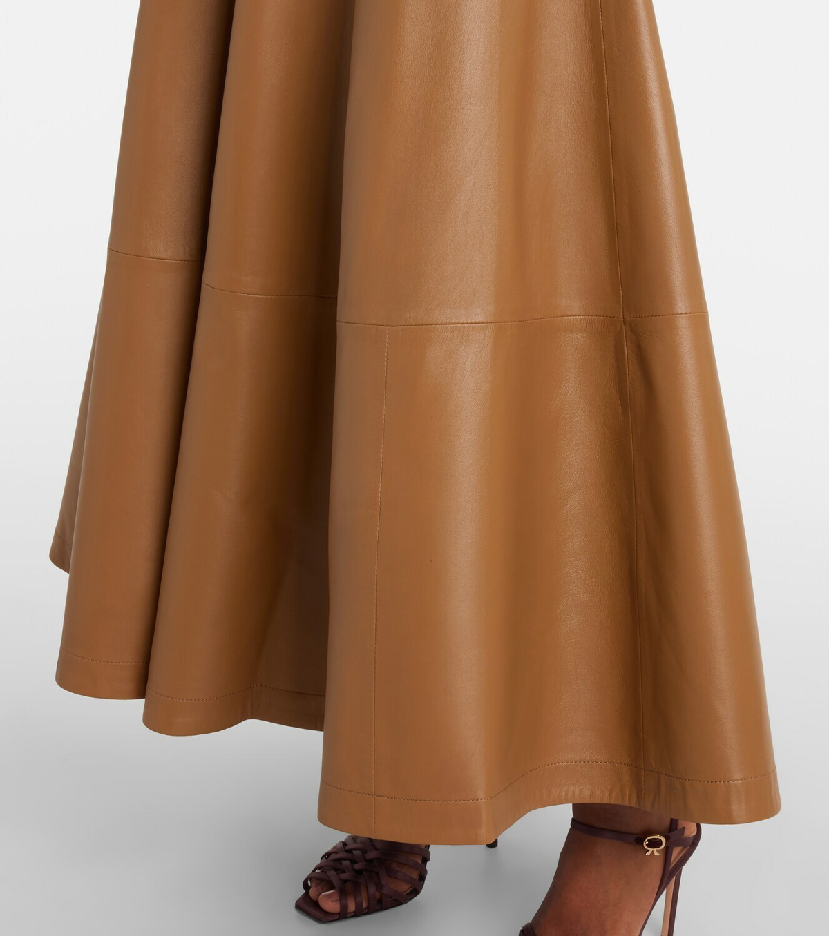 Altuzarra Varda leather maxi skirt