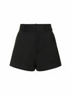 AREA - Embellished Deco Bow High Waist Shorts