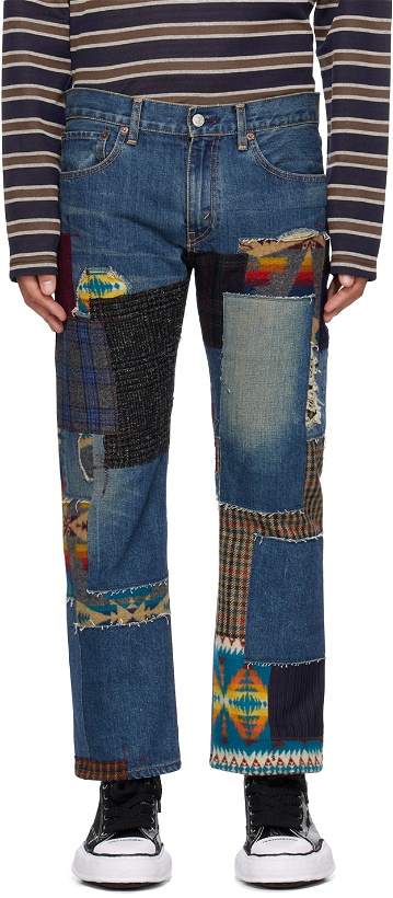 Photo: Junya Watanabe Blue Levi's & Pendleton Edition Jeans