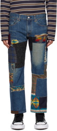 Junya Watanabe Blue Levi's & Pendleton Edition Jeans
