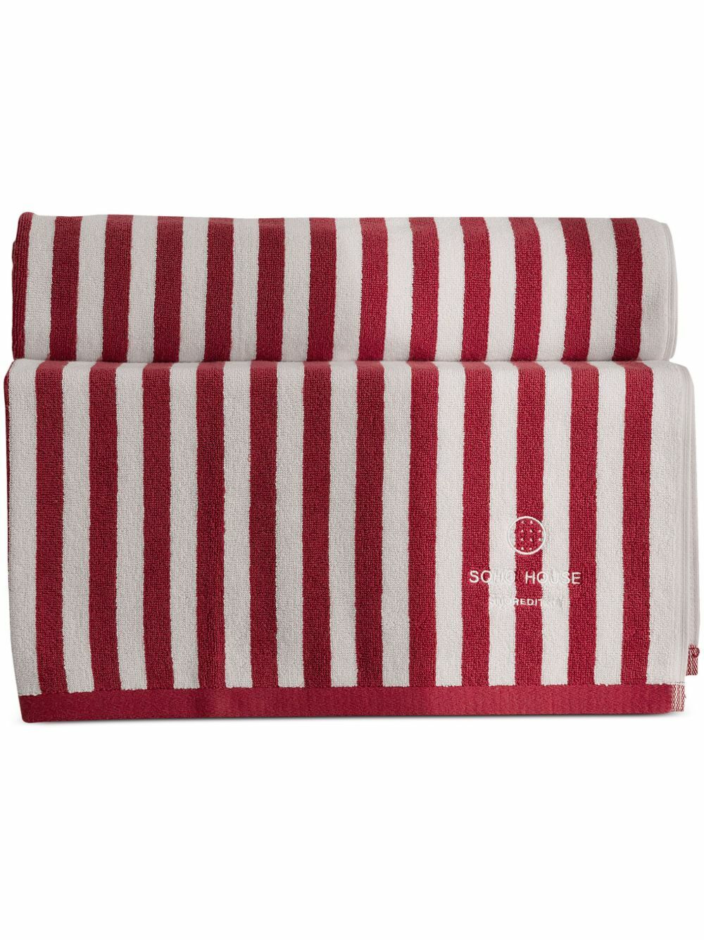 Soho Home Red Shoreditch Cotton Pool Towel