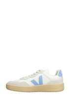 Veja V-90 O.t. Sneakers In White Suede And Leather