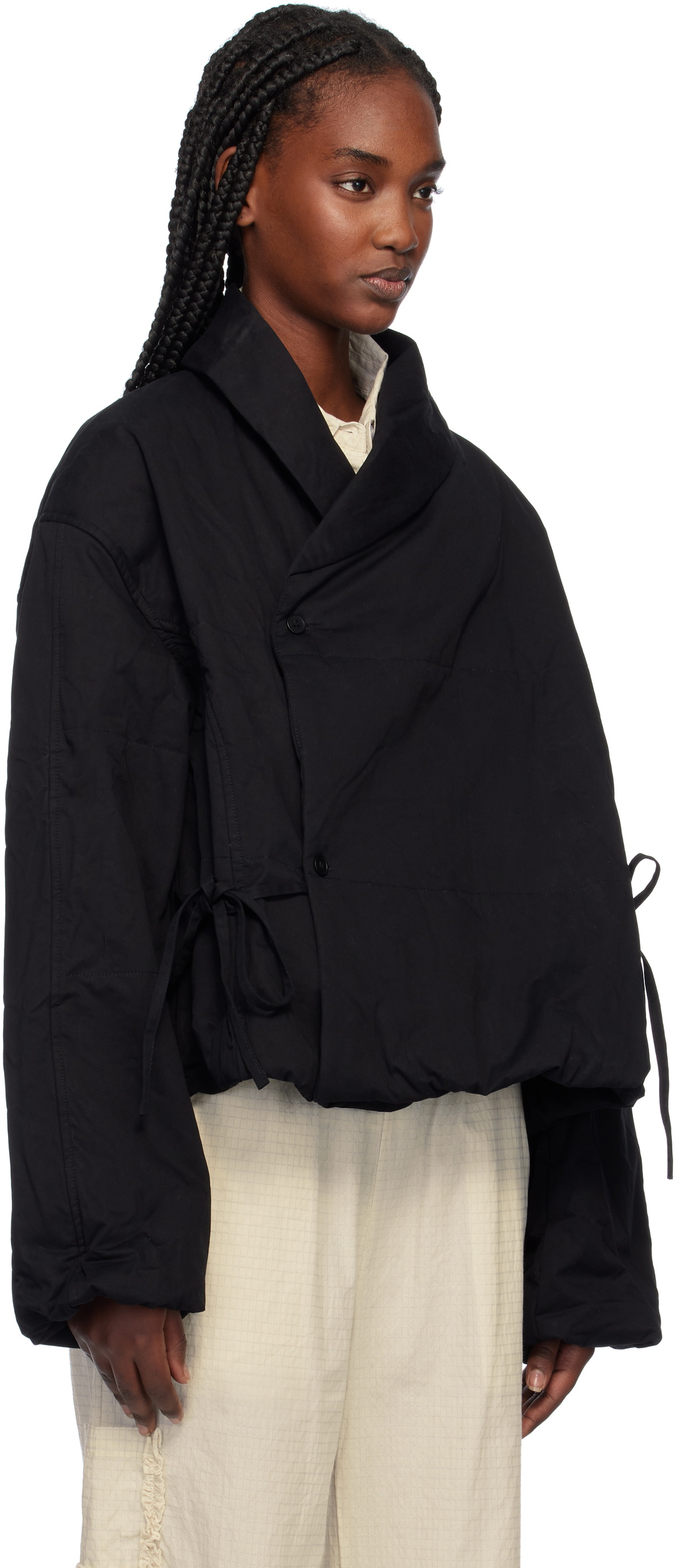 Deiji Studios Black Bubble Jacket