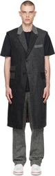 Thom Browne Gray Paneled Vest