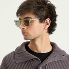 Lunetterie Générale Forever Young Sunglasses in Vintage Crystal/Palladium 