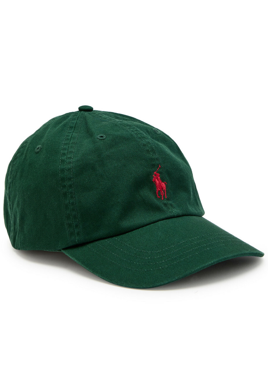 Polo Ralph Lauren Logo-embroidered Cotton cap - Dark Green - One Size