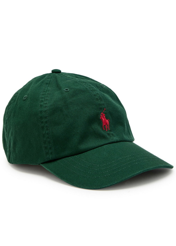 Photo: Polo Ralph Lauren Logo-embroidered Cotton cap - Dark Green - One Size