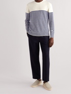 Altea - Striped Cotton-Blend Sweater - Blue