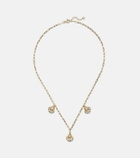 Mateo 3 Petite Venus Shell 14kt gold (585/1000) necklace with diamonds