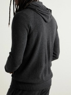 Derek Rose - Finley Cashmere Zip-Up Hoodie - Black