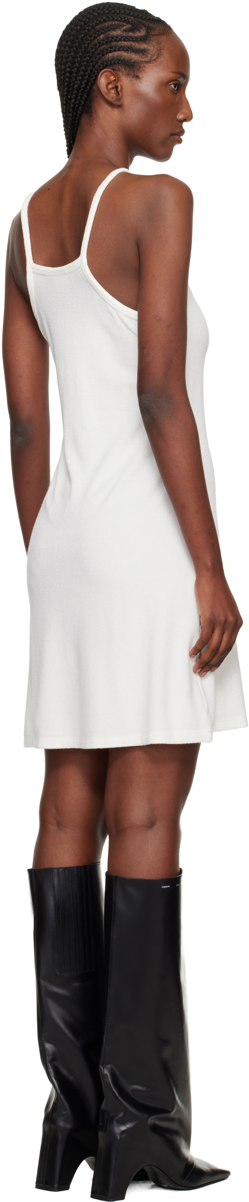 Courrèges Off-White Spongy Heritage Minidress