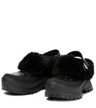 Stella McCartney - Trace faux fur and rubber slippers