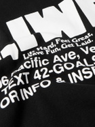 Y,IWO - Hardwear Logo-Print Cotton-Jersey Hoodie - Black
