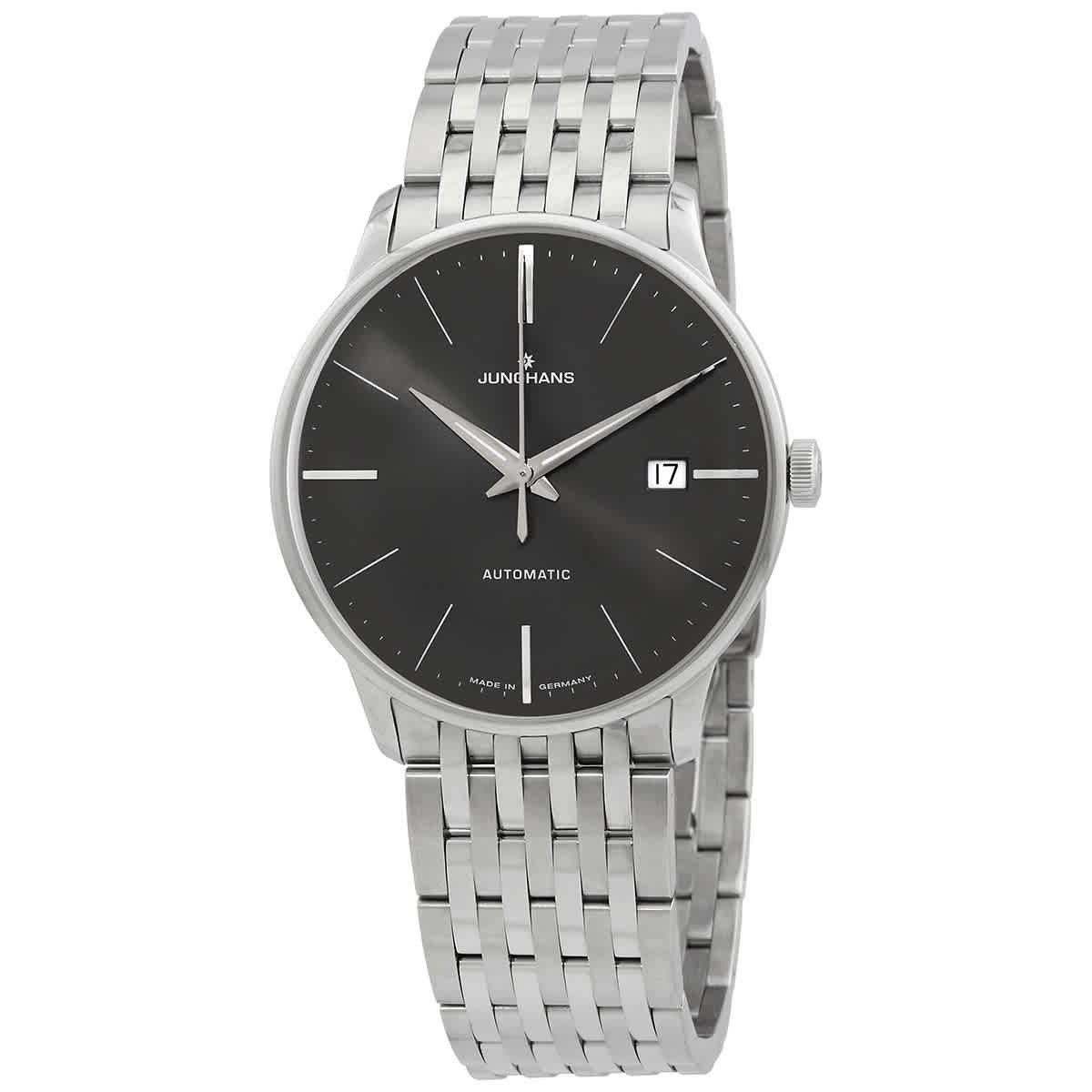 Junghans Meister Classic Automatic Dark Grey Dial Mens Watch 027/4511.46