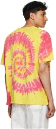 Stolen Girlfriends Club Yellow & Pink Tie-Dye Arch Hill T-Shirt