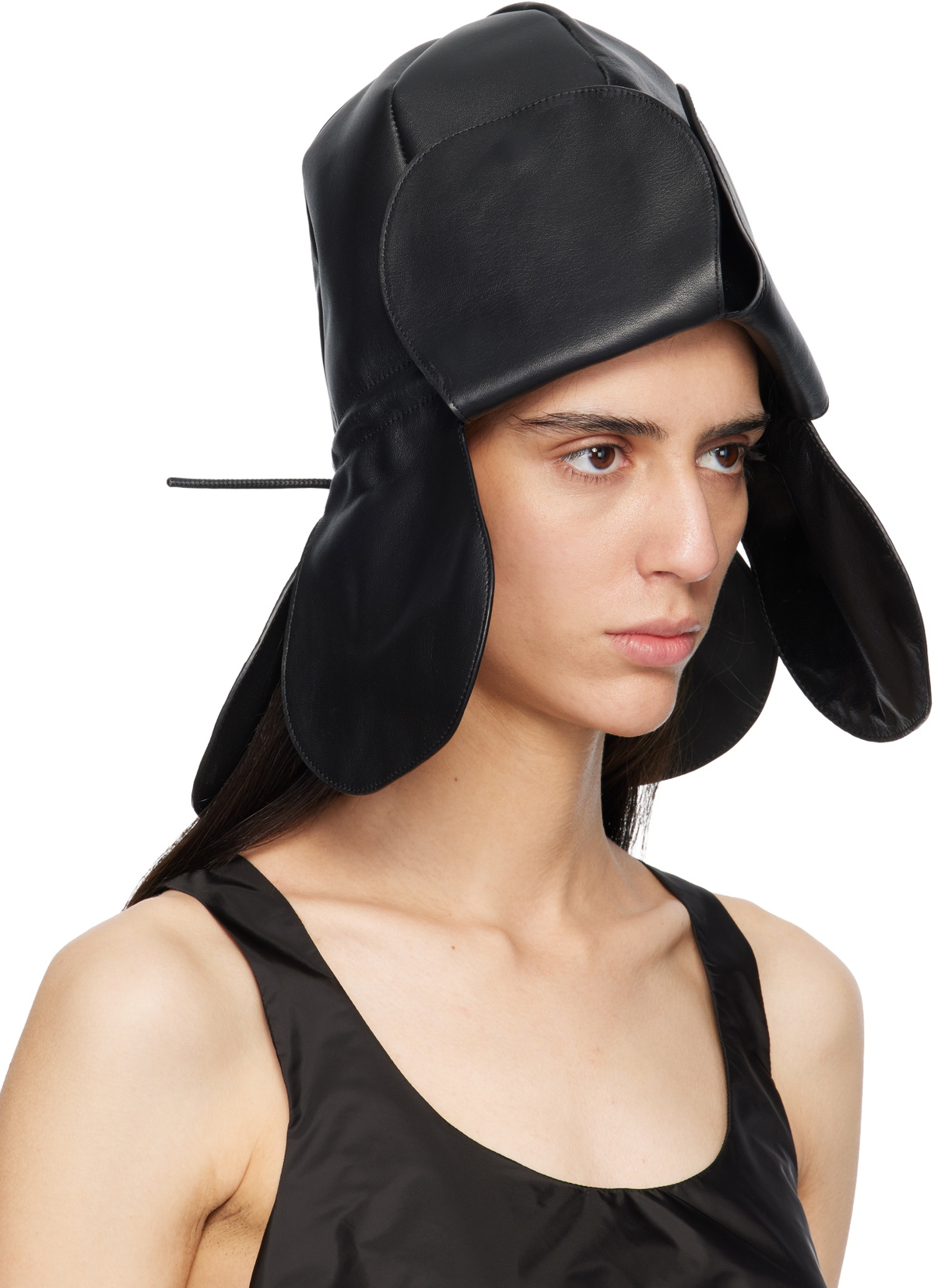 Simone Rocha Black Flower Petal Bucket Hat