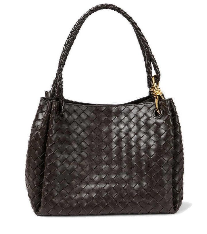 Photo: Bottega Veneta Andiamo Parachute Large leather shoulder bag