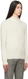 Gucci Off-White Jacquard Turtleneck