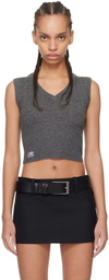 Fax Copy Express SSENSE Exclusive Gray Vest