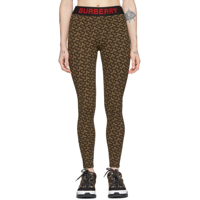 Burberry Brown Authie Leggings Burberry