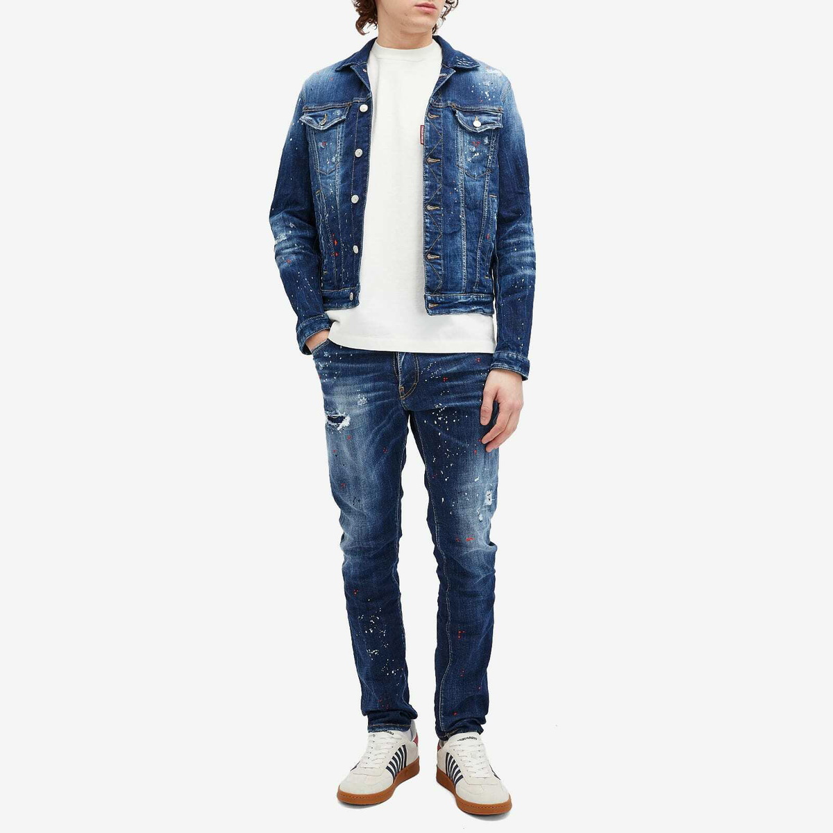 Dsquared2 Men's Dan Jean Jacket in Navy Blue