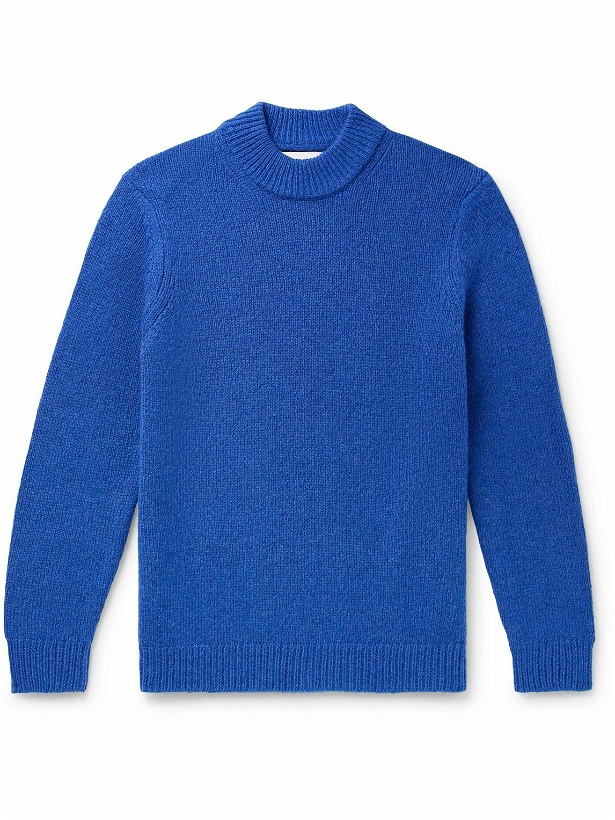 Photo: NN07 - Nick 6367 Wool-Blend Sweater - Blue
