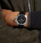 Panerai - Luminor 1950 3 Days Acciaio Automatic 44mm Stainless Steel and Alligator Watch, Ref. No. PAM01321 - Black