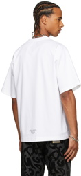 Dolce & Gabbana White Rubber Logo T-Shirt