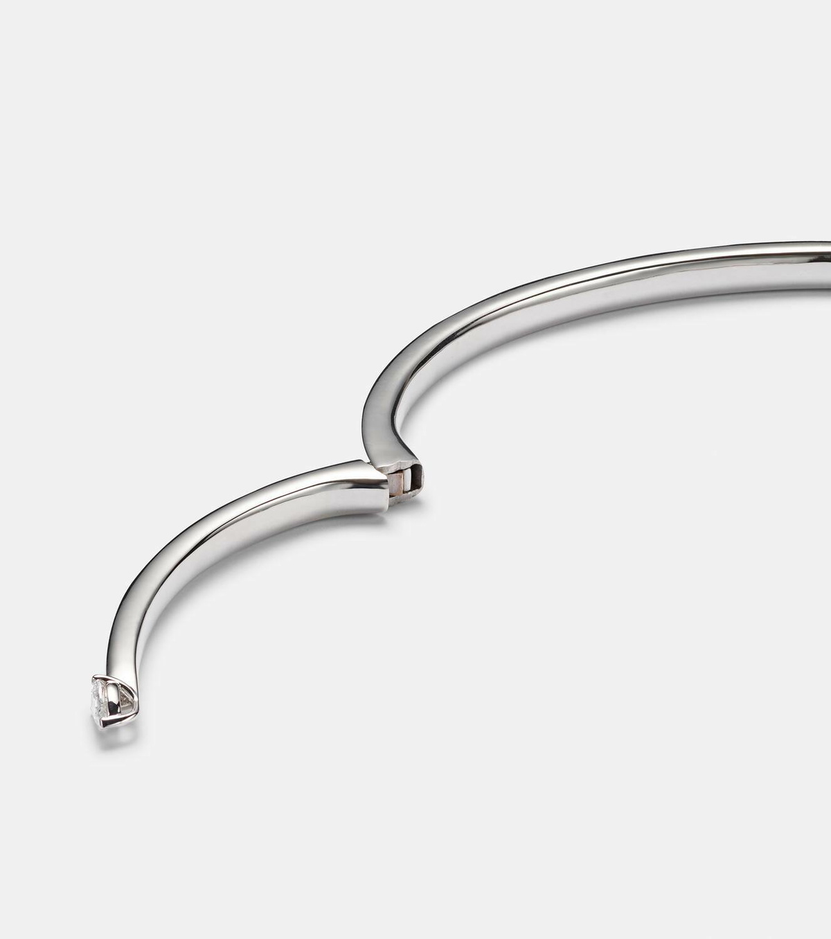 Bucherer Fine Jewellery Inner Fire 18kt white gold bangle with diamonds
