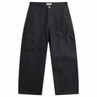 Sage Nation Men's Welt Trouser Denim Jeans in Raw Indigo