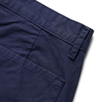 Massimo Alba - Regata Pleated Garment-Dyed Cotton Shorts - Blue