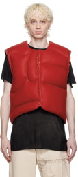 AIREI SSENSE Exclusive Red Padded Vest