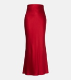 The Sei Silk charmeuse maxi skirt