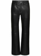 SUNFLOWER Straight Twist Leather Pants