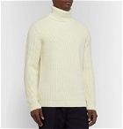 Theory - Textured-Knit Wool and Alpaca-Blend Rollneck Sweater - Ivory