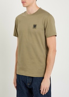 Belstaff Logo-appliquéd Cotton T-shirt Green