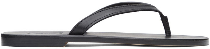 Photo: Brioni Black Infradito Flip Flops