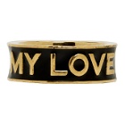 Givenchy Gold My Love 4G Band Ring