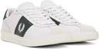 Fred Perry White & Green B4 Sneakers