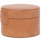 Rapport London - Leather Watch and Cufflink Box - Brown