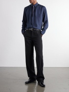SAINT LAURENT - Striped Jacquard Shirt - Blue